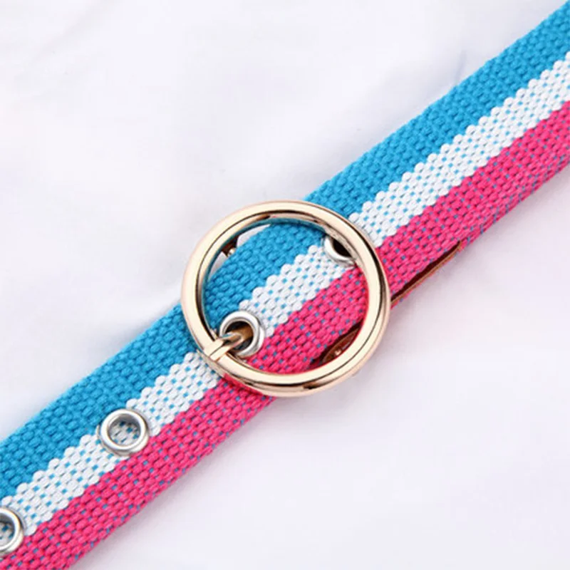Уникальный Красочный холщовый ремень MINGLILONG для женщин влюбленных пар 3 см джинсы