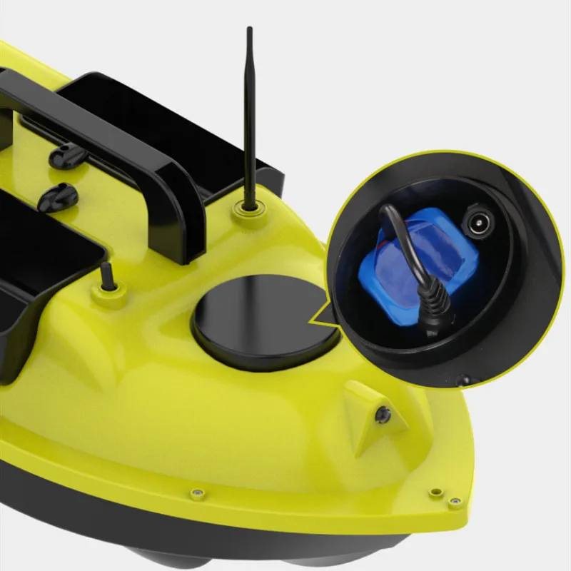 

GPS Bait Boat Three Hoppers 500M Distance 2KG Load GPS Automatic Feed Return Remote Control Fishing Bait Boat With Fish Finder