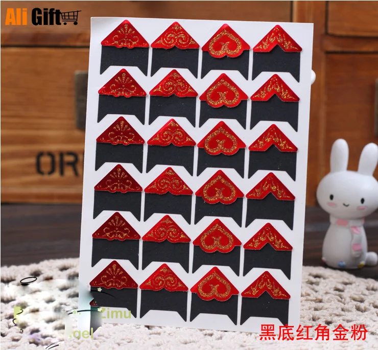 Новинка 2021 украшение для фотоальбома сделай сам наклейка фотографий угловая