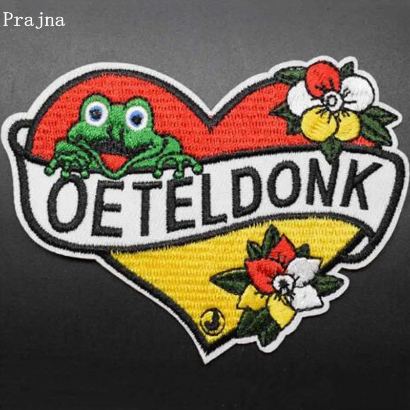 Prajna Oeteldonk полностью вышитые лягушки карнавал для Нидерландов железа на одежды