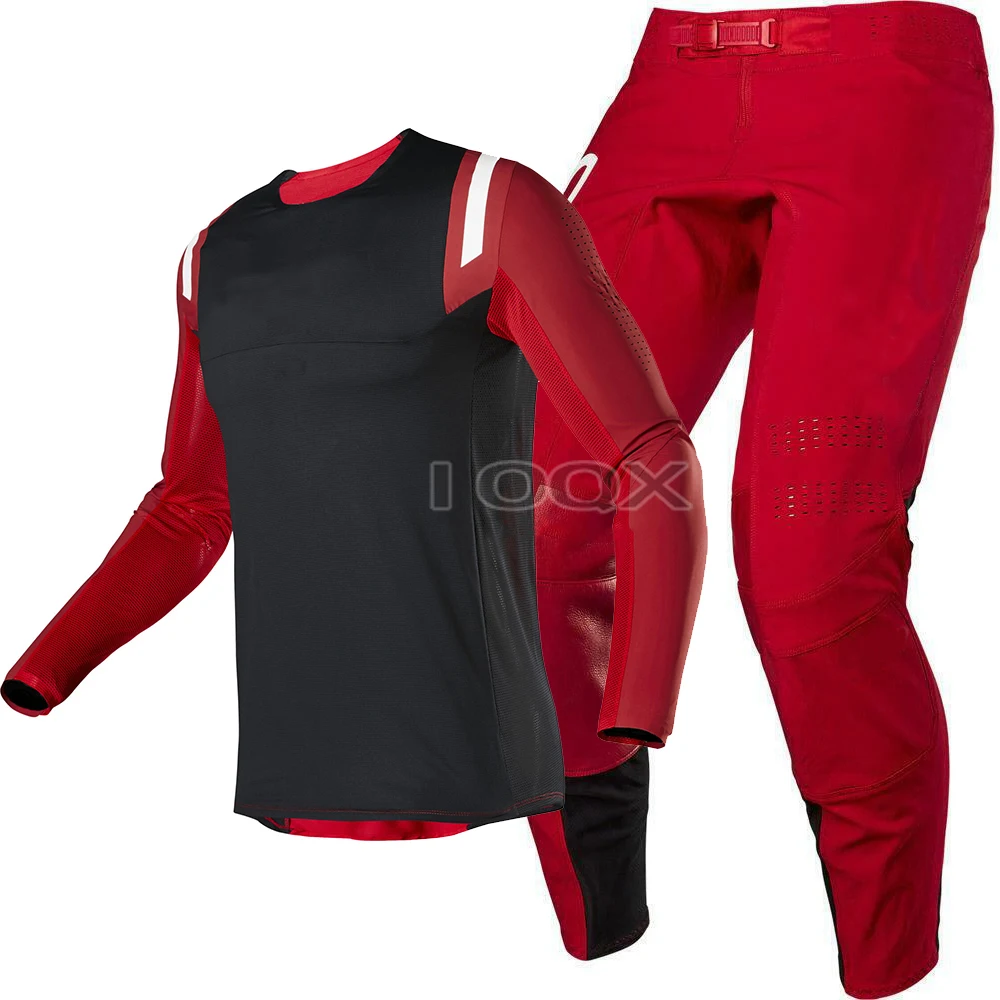 

2020 Troy Fox MX 360 Linc Jersey Pants Mountain Bicycle Racing Kits Mens Blue Black Suit Motorcycle Gear Set