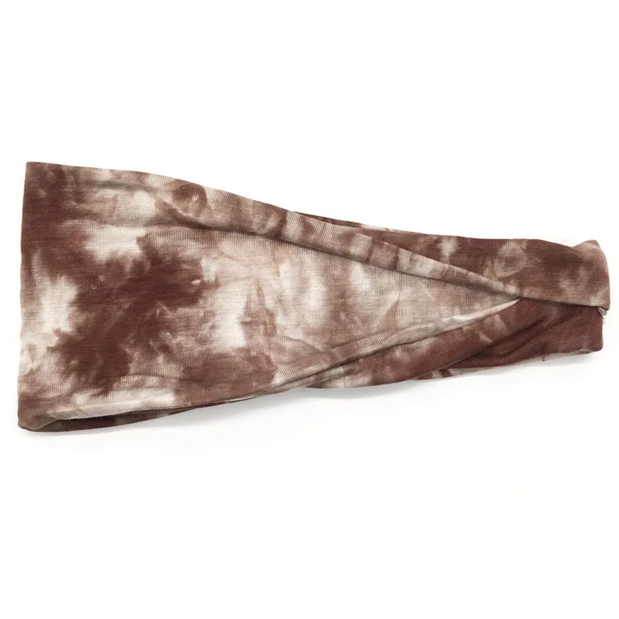 13 Tie Dye Велоспорт Йога Спортивная Повязка от пота мужчины Sweatband для мужчин женщин головные повязки для йоги головы Налобные повязки Спортивная безопасность - Цвет: 13