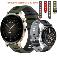 new 20 22mm smart watch band for huawei watch gt3 gt 3 42 46mm wrist straps gt 2 gt2 pro watchband bracelet silicone belt correa