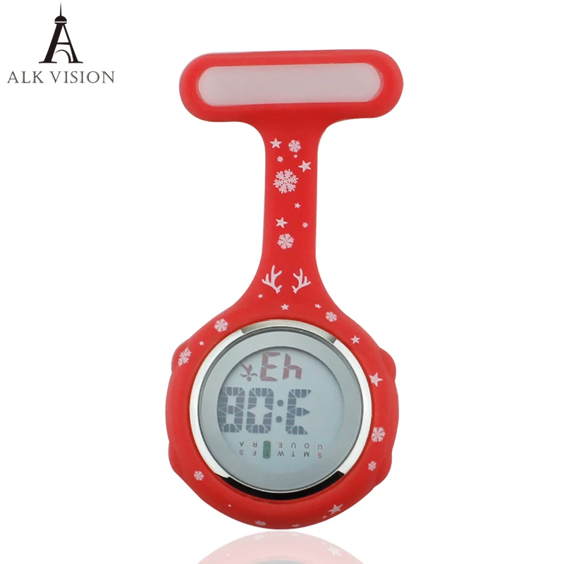 2019 часы медсестры цифровые силиконовые медицинские Брелок Брошь доктор с