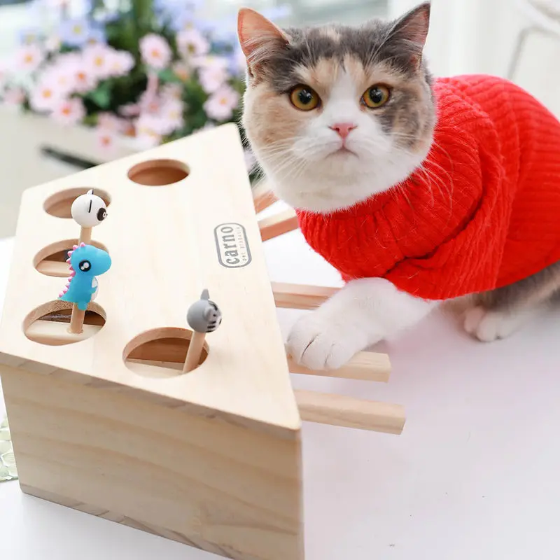 Игрушка для домашних животных WF830940 мышь из массива дерева с 3/5