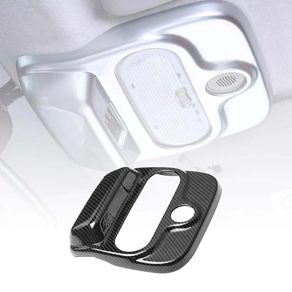 

Car Front Reading Lamp Decoration Frame Ceiling Lamp Decoration Cover for Mercedes-Benz Smart 453 Fortwo 2015-2017