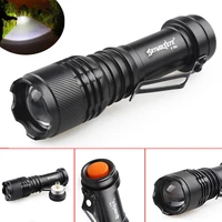 skywolfeye e502 mini portable q5 led flashlight zoomable waterproof 3 mode 800lm pocket led torch lamp flash light for outdoor