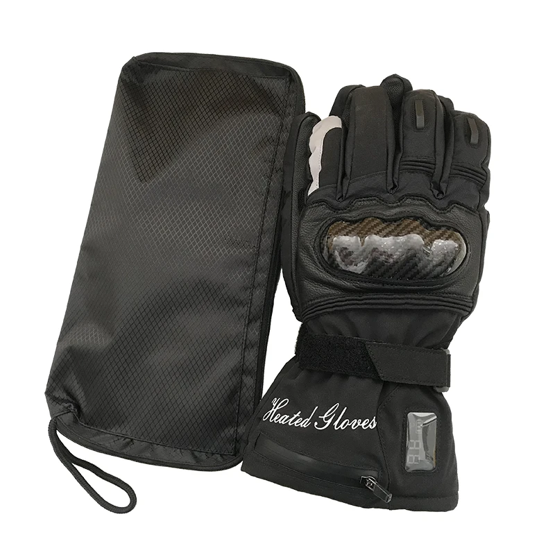 Водонепроницаемые лыжные перчатки с электроподогревом зимние теплые защитой от