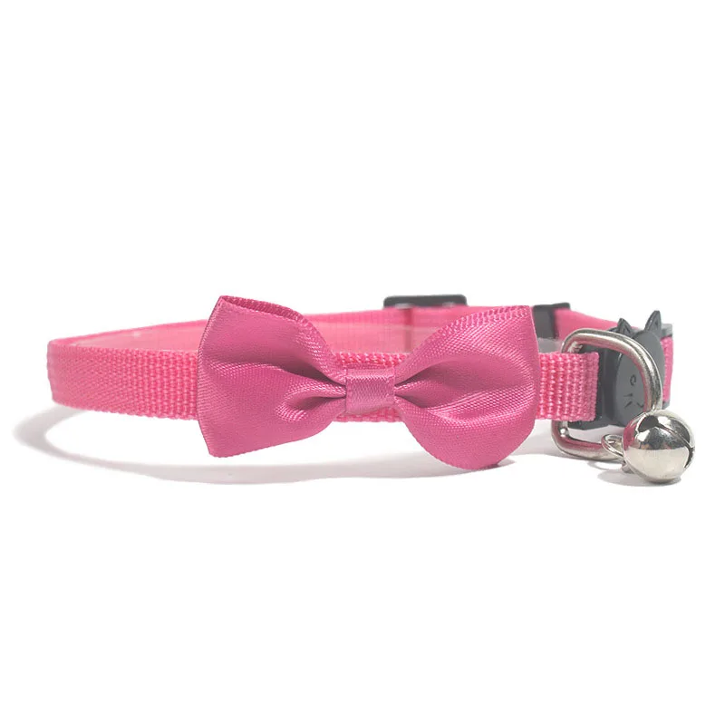 

Fashion Pet Neck Ring Safety Buckle Cat Neck Strap Classic Multicolor Pet Supply Big Bow Dog Collar Bell Pet Bow Tie Cat Collar