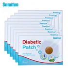 Sumifun 60 шт. сжигание жира диабетической патч натуральный лечение травами ниже для измерения уровня глюкозы в крови очистки крови баланс медицинский диабет патч