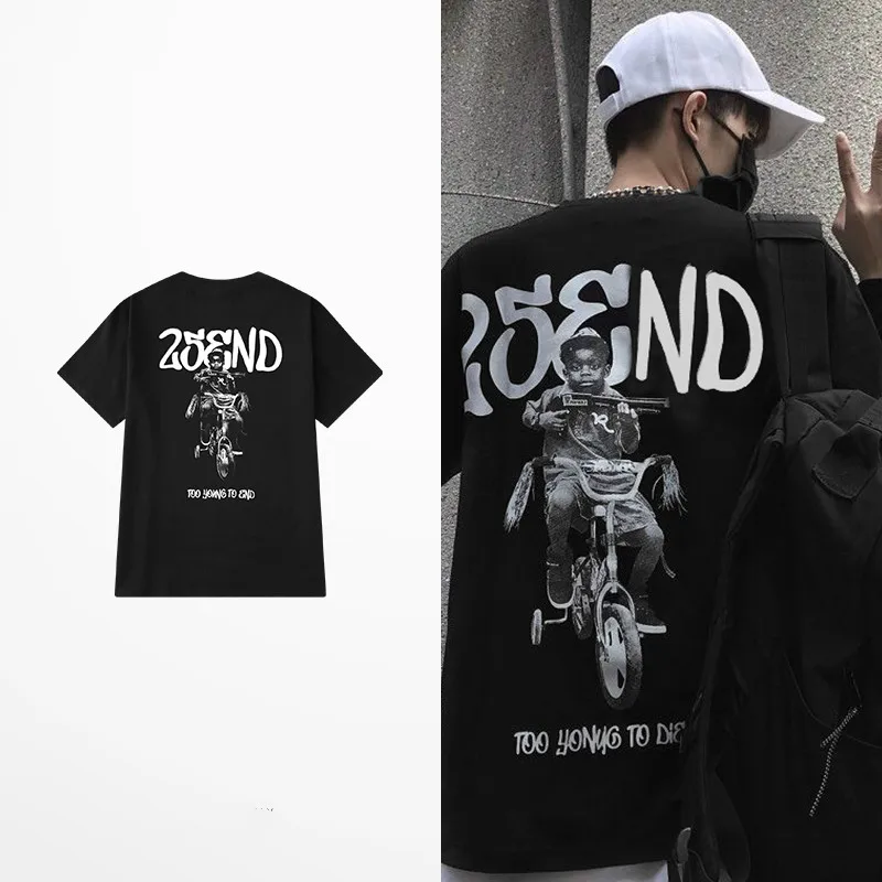 

Летняя модная дизайнерская забавная Футболка с принтом для влюбленных пары, Мужская Высококачественная футболка из 100% хлопка, футболка для...