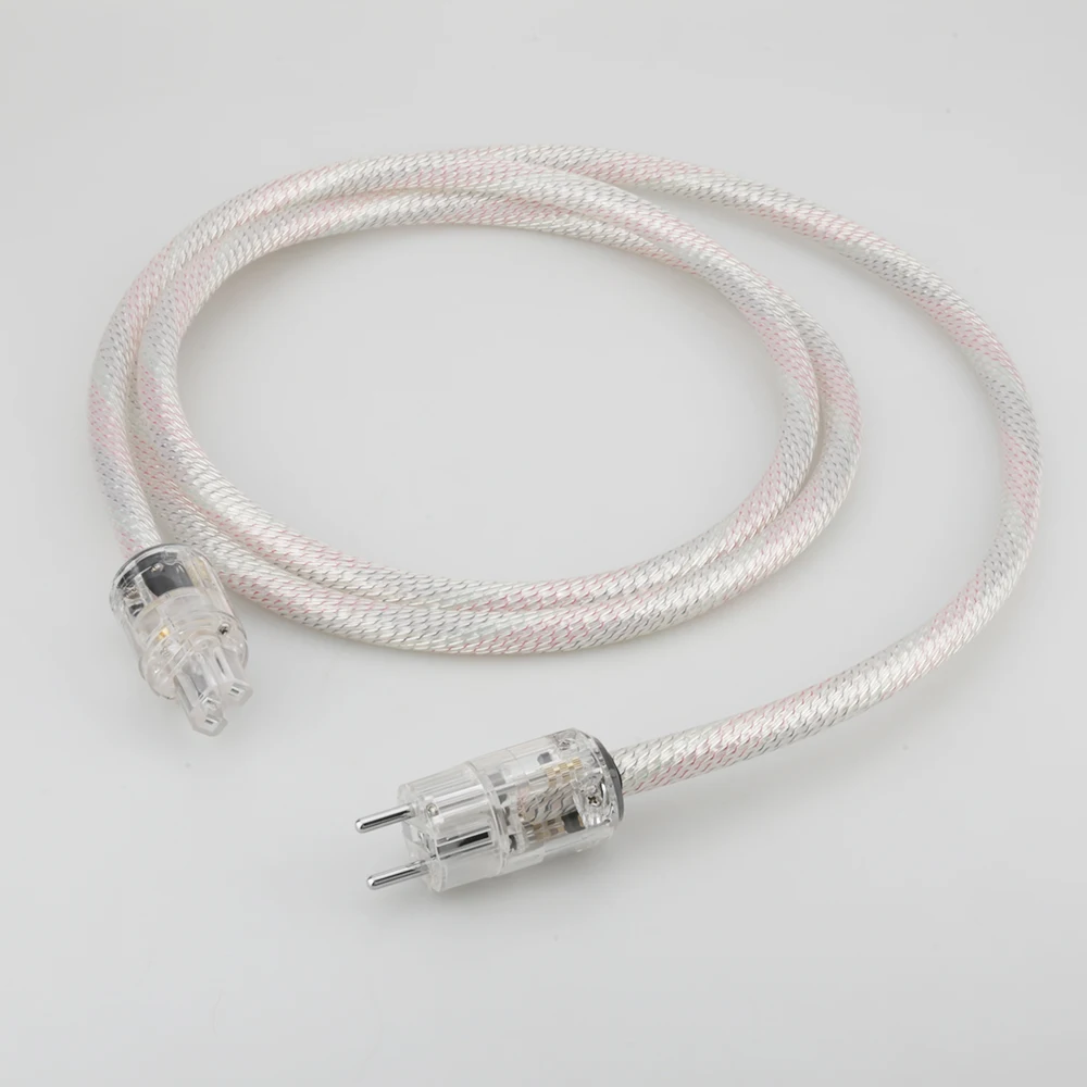 Высококачественная линия электропитания Valhalla кабель питания Hi-Fi Кабель 7N OFC шнур