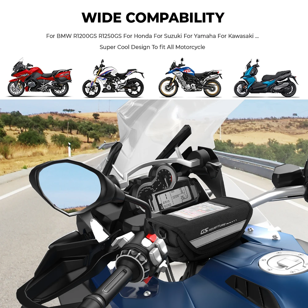 Водонепроницаемая Дорожная сумка на руль для BMW R1200GS R1250GS ADV F700GS F750GS F800GS F900XR F900R |