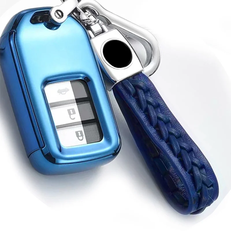 Чехол из ТПУ для автомобильного смарт ключа чехол с полным покрытием Honda Hrv Civic 2017