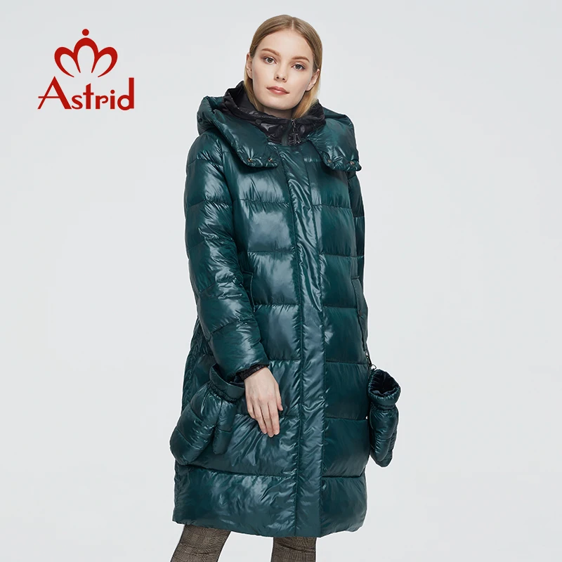 Astrid 2021 Новое зимнее женское пальто для женщин теплая парка модная утепленная