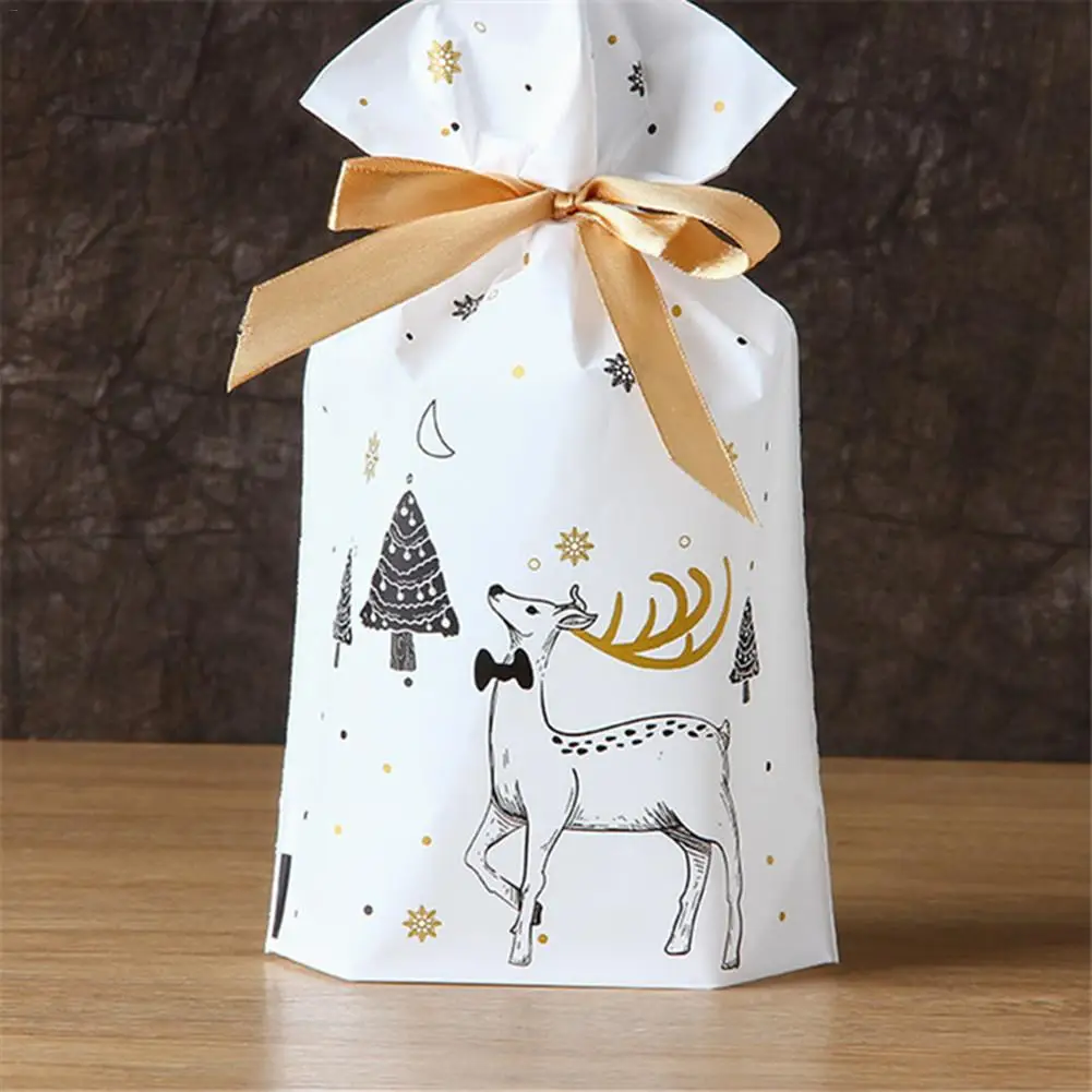 2020 Navidad рождественские подарочные сумки Санта Клауса 1/5 шт. украшения для дома