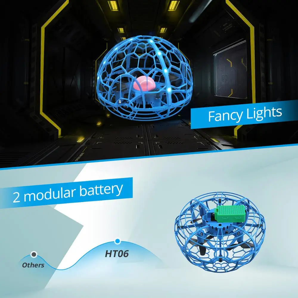Мини-Квадрокоптер Holy Stone HT06 UFO с инфракрасным датчиком 360 | Игрушки и хобби