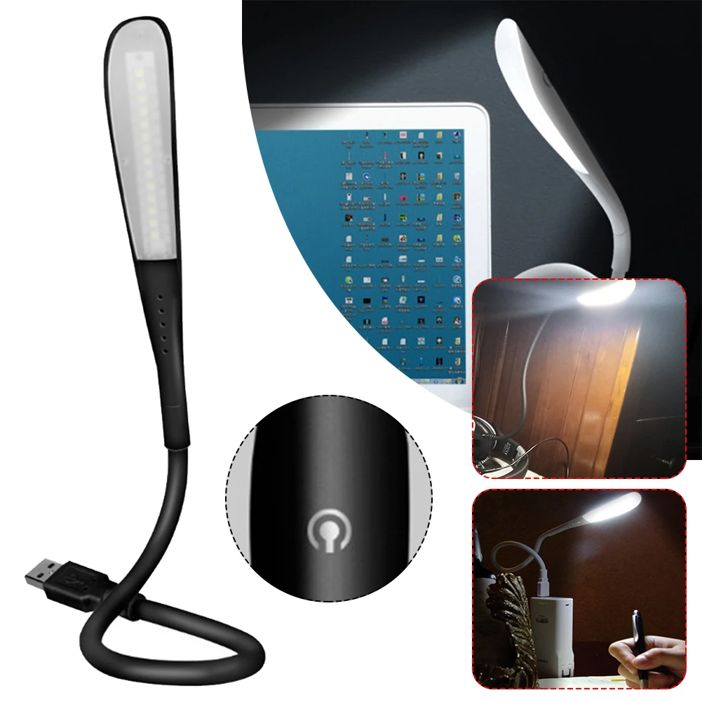 

USB LED Light Dimmable Flexible Touch Control USB Table Lamp With 3 Level Brightness Reading Lamp For Laptop Notebook Computer