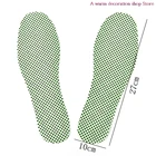 Самонагревающиеся стельки, натуральные зимние стельки для обуви, Подогреваемые стельки, рефлексологические светильник кие турмалиновые стельки для тепловой терапии