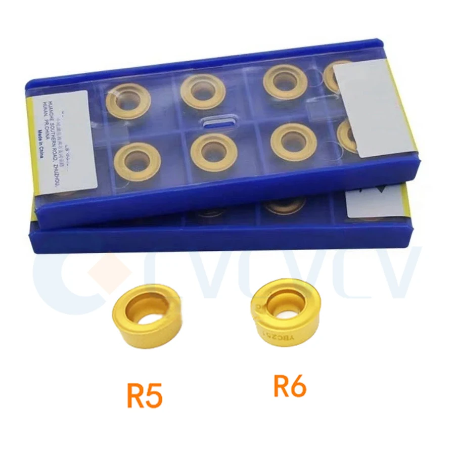 RCMT YBC251/YBC252 RCMT0803MO RCMT10T3 RCMT1204 твердосплавная вставка R4 R5 R6 токарный инструмент