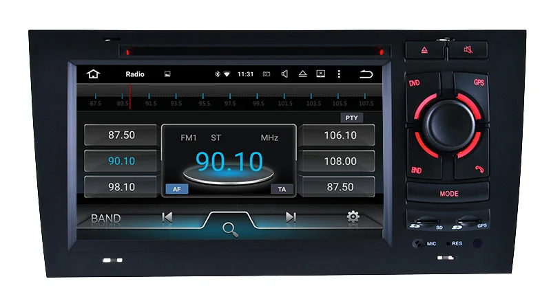 7 дюймовый Android 8 0 1 Восьмиядерный автомобильный dvd плеер для AUDI A6 S6 1997 2006 RAM 4G ROM 32G Wifi