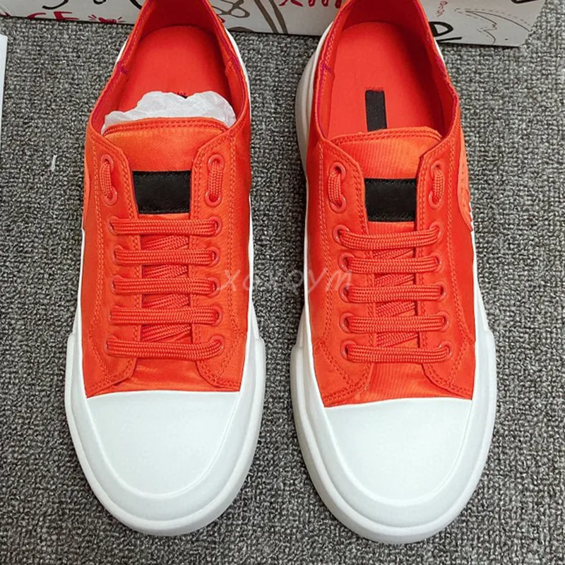 

Кроссовки унисекс на толстой подошве, повседневная обувь на плоской подошве, со шнуровкой, для прогулок и тенниса, для мужчин и женщин, весна...