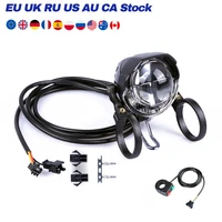 e bike headlights 65lux 3w dc 6v 80v led front light with switch for electric bicycle conversion bafang kits ebike parts 985
