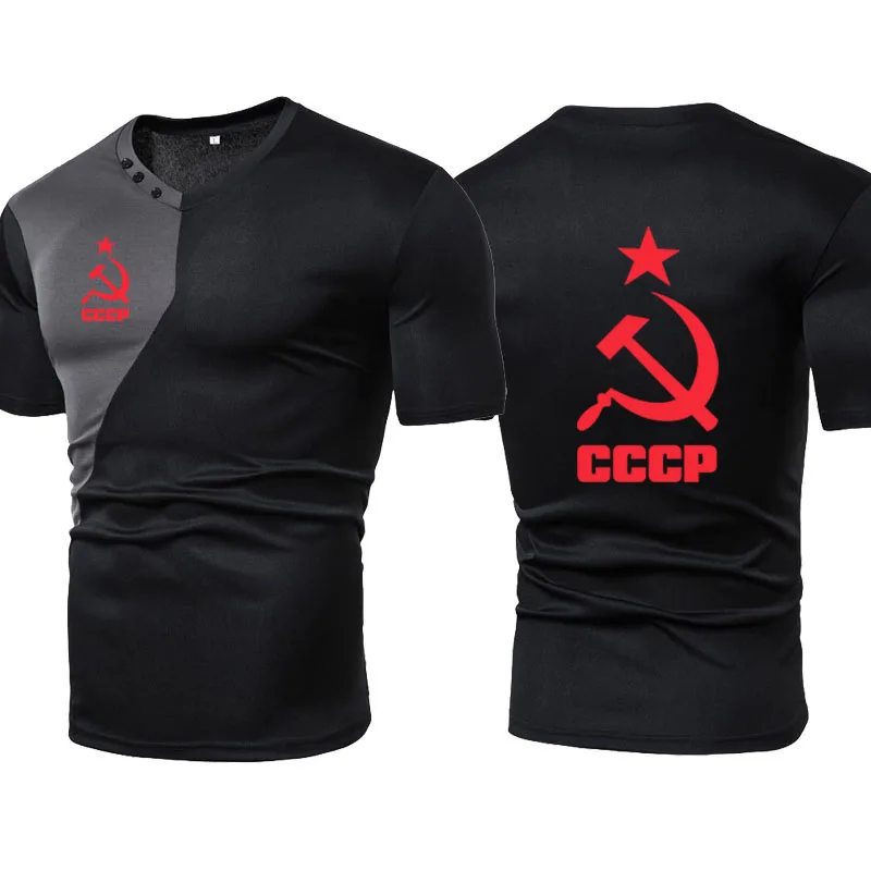 

Футболка мужская летняя с коротким рукавом и круглым вырезом