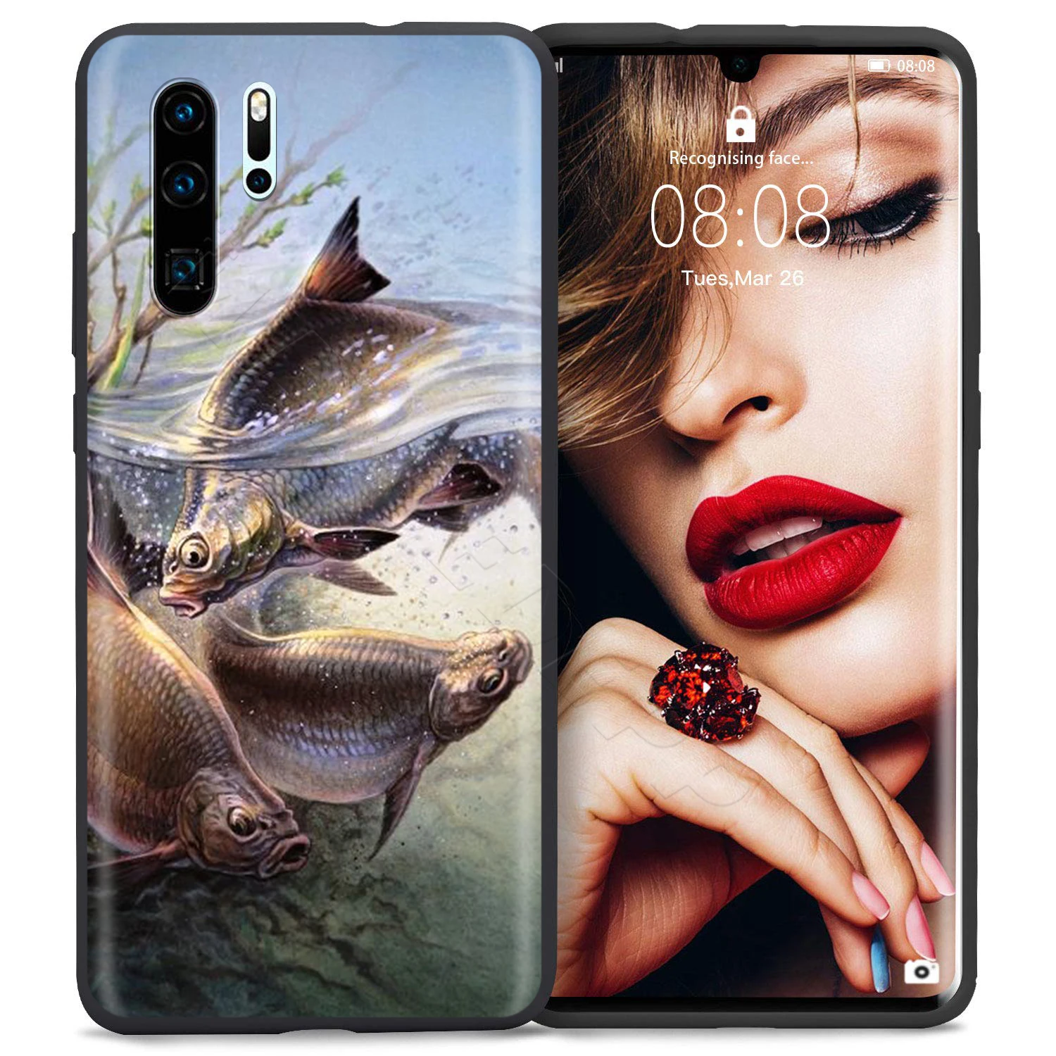 Webbedepp Карп Рыбалка чехол для Huawei P8 P9 P10 P20 P30 Lite Pro P Smart Z Мини - Цвет: 3