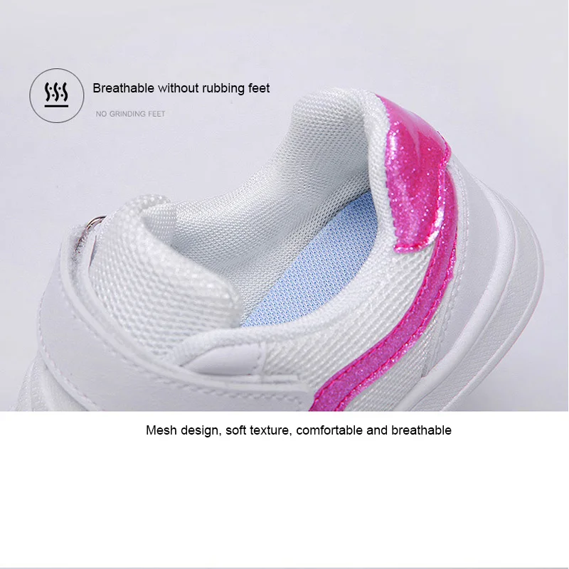 Детская обувь мягкие блестящие кроссовки принцессы уличные Повседневные