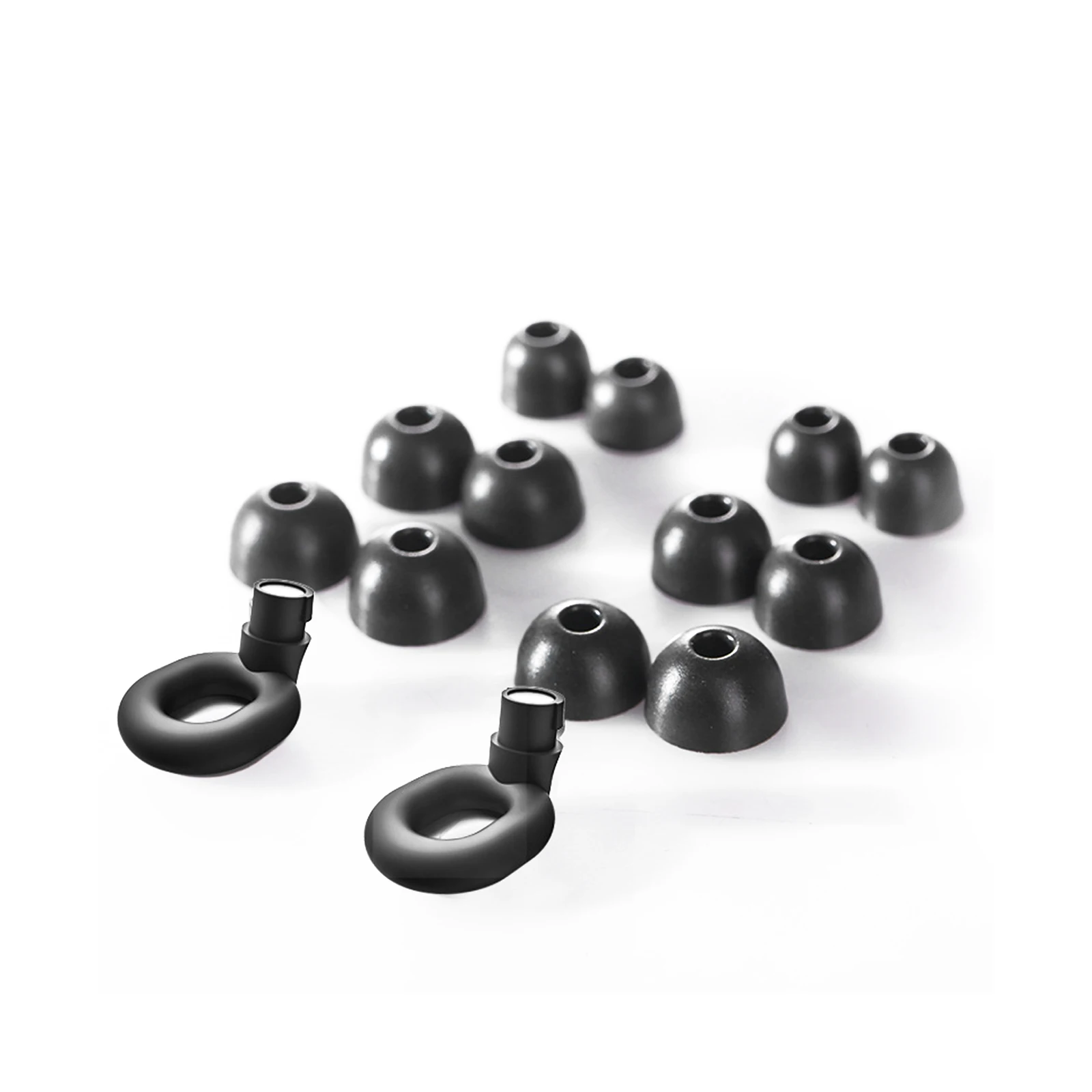 

In-Ear Type Soft Silicone Ear Tips Set Noise Reduction Earplugs Reusable Flexible Earplugs For Sleeping 30db Noise Canceling