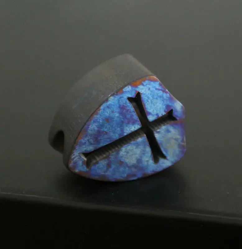 TC4 Титановый Крест металлические бусины ручной работы нож инструмент парашютный