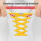 1 пара, эластичные шнурки без завязывания, для детей и взрослых