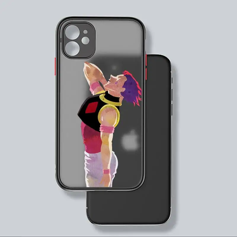 

Hisoka Anime Hunter X hunter Phone Case Matte Transparent for iPhone 7 8 11 12 s mini pro X XS XR MAX Plus coque