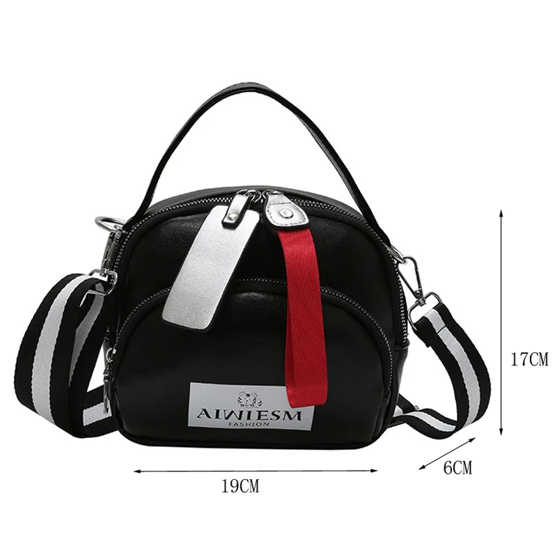 

Women's Leather Shoulder Bag Famous Brand 2021 Fashion Designer Luxury Female Banana Round Crossbody Purses And Handbags Bolsos