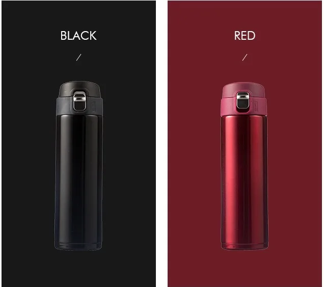 

New Design Double Wall Stainless Steel Vacuum Flasks 500ml Thermos Cup Coffee Tea Milk Travel Mug Thermo Bottle Gifts Thermocup