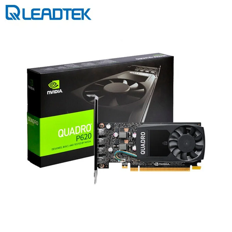 

Leadtek NVIDIA Quadro P620 2G GDDR5 128bit/80GBps/CUDA Core 512 Stocks Art Design Professional Graphics Card