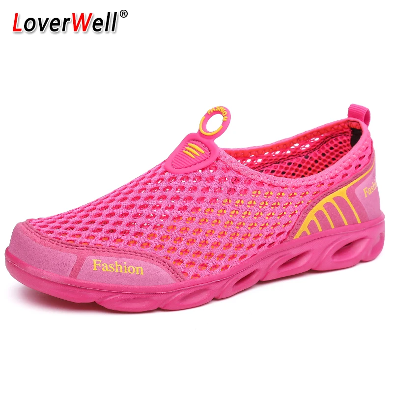 Летняя спортивная обувь для пар пляжные кроссовки мужчин и женщин на плоской