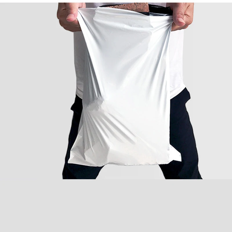 10 шт. белые самоклеящиеся курьерские пакеты для хранения пластиковые