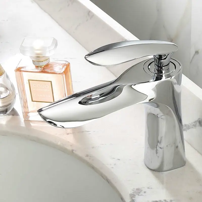 Смесители для раковины элегантный кран ванной комнаты смеситель с горячей и