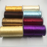 2mm chinese knot line cord silk satin nylon cord 35colors for diy string necklace bracelets 20meters loose lot