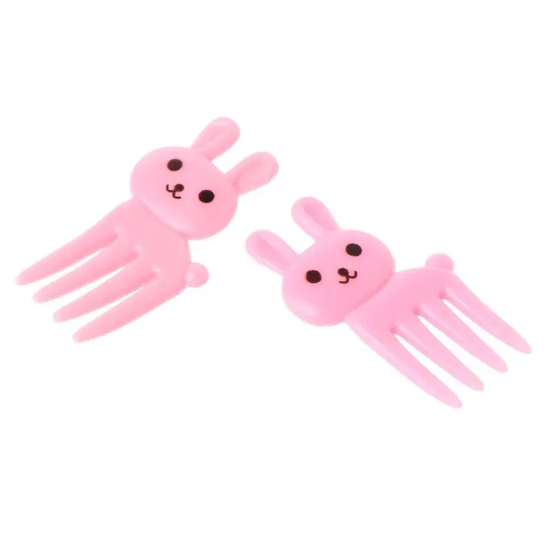 

1PACK Mini Animal Farm Cartoon Fork Fruit Pick Sign Bento Lunches Party Decor