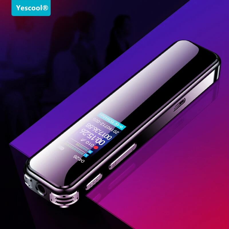 Мини-диктофон Yescool A20 с длительным временем воспроизведения переменной скоростью
