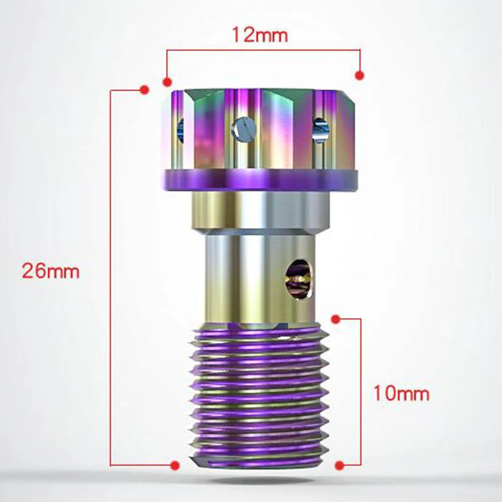 1 шт. болт банджо из титанового сплава m10x1.25мм для Yamaha Honda Suzuki главный цилиндр