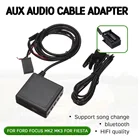 Bluetooth Aux-приемник, кабель с USB, микрофон, Hands-free Aux-адаптер для Ford, Focus Mk2, MK3, для Fiesta