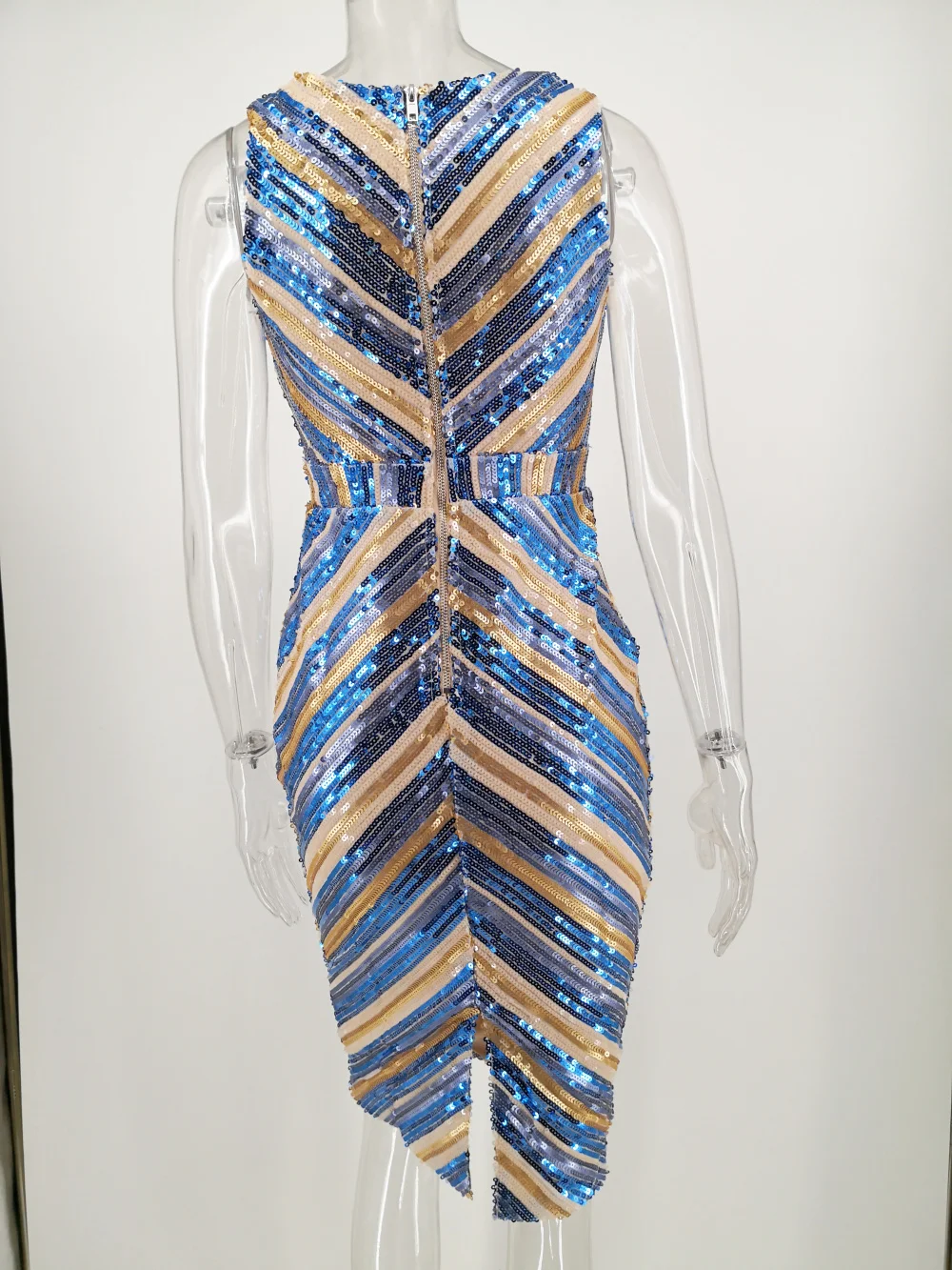 Женское летнее платье с V образным вырезом без рукавов|Женские платья| |