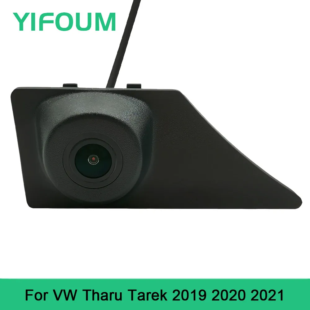 

YIFOUM HD CCD Автомобильная камера переднего вида для парковки ночного видения с положительным водонепроницаемым логотипом для Volkswagen VW Tharu Tarek 2019...