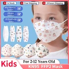 Детская маска kn95, мультяшная одноразовая детская маска для мальчиков и девочек fpp2, одобренные маски, защитная маска kn95mask ffp2mask, детская маска для лица kn95
