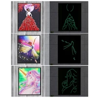 special shaped diamond painting flower fairy modern pattern diy 5d partial drill cross stitch kits crystal arts home decoration