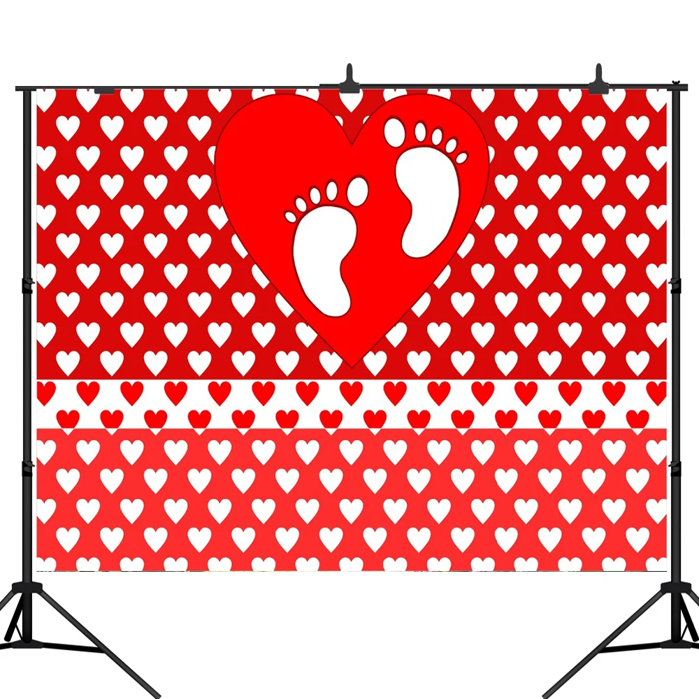 

Lyavshi фон для фотостудии красный любовь ребенок душ девушка следы фон оригинальный дизайн фотосессия